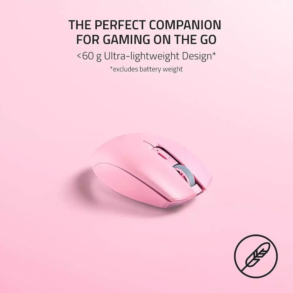 Геймърска мишка Razer Orochi V2 Pink Wireless - RZ01-03731200-R3G1