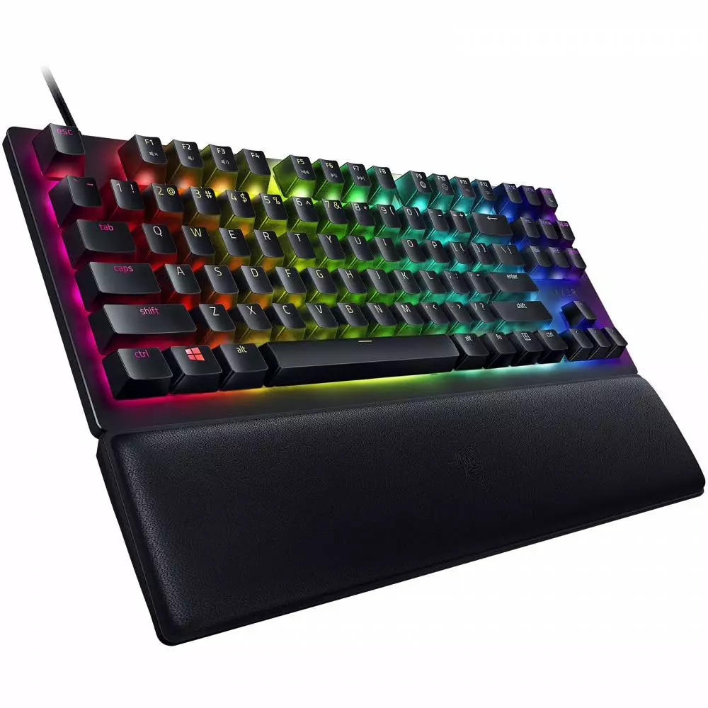 Геймърска клаваитура Razer Huntsman V2 Tenkeyless Clicky Optical Switch US Black -  RZ03-03940300-R3M1