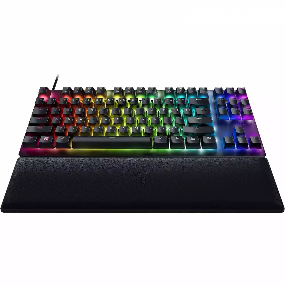 Геймърска клаваитура Razer Huntsman V2 Tenkeyless Clicky Optical Switch US Black -  RZ03-03940300-R3M1