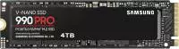 Диск SSD SAMSUNG 990 PRO 4TB M.2 2280 NVMe PCIe Gen4x4 - MZ-V9P4T0BW