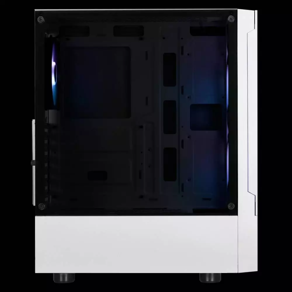 Кутия Gamdias TALOS E3 MESH White aRGB Tempered Glass Case ATX