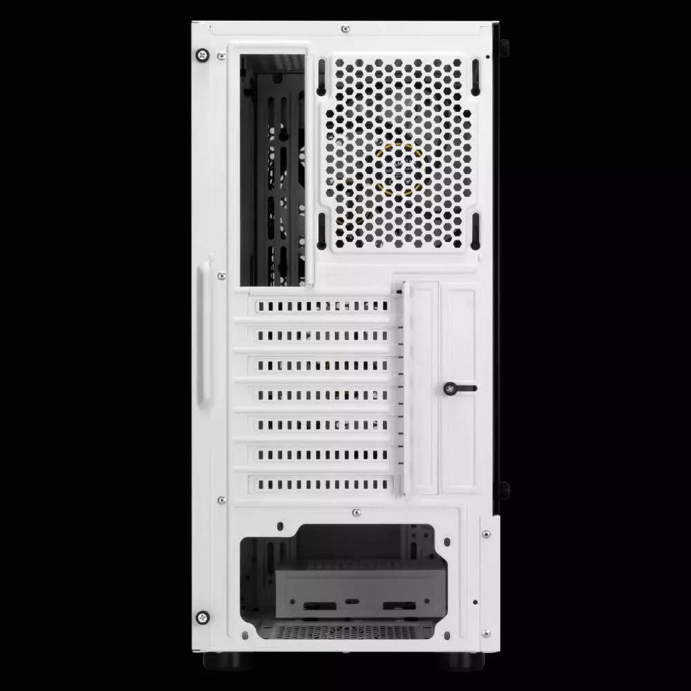 Кутия Gamdias TALOS E3 MESH White aRGB Tempered Glass Case ATX