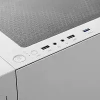 Кутия Gamdias TALOS E3 MESH White aRGB Tempered Glass Case ATX
