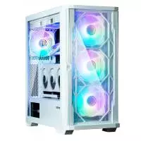  Кутия Zalman Z10 DUO White Mesh/Tempered Glass Case EATX