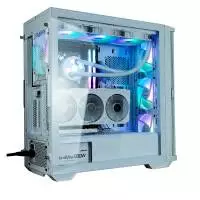  Кутия Zalman Z10 DUO White Mesh/Tempered Glass Case EATX