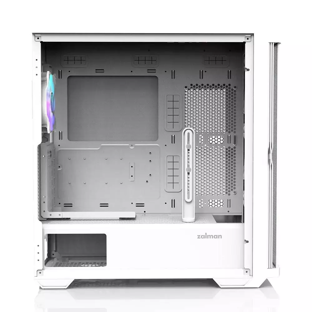  Кутия Zalman Z10 DUO White Mesh/Tempered Glass Case EATX