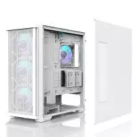 Кутия Zalman Z10 DUO White Mesh/Tempered Glass Case EATX
