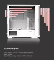  Кутия Zalman Z10 DUO White Mesh/Tempered Glass Case EATX