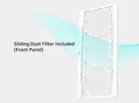  Кутия Zalman Z10 DUO White Mesh/Tempered Glass Case EATX