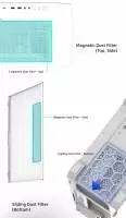  Кутия Zalman Z10 DUO White Mesh/Tempered Glass Case EATX