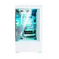 Кутия Zalman P30 White aRGB Case mATX Tempered Glass