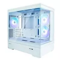 Кутия Zalman P30 White aRGB Case mATX Tempered Glass