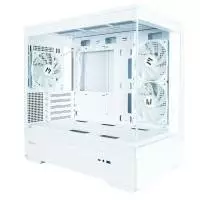 Кутия Zalman P30 White aRGB Case mATX Tempered Glass