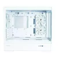 Кутия Zalman P30 White aRGB Case mATX Tempered Glass
