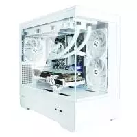 Кутия Zalman P30 White aRGB Case mATX Tempered Glass