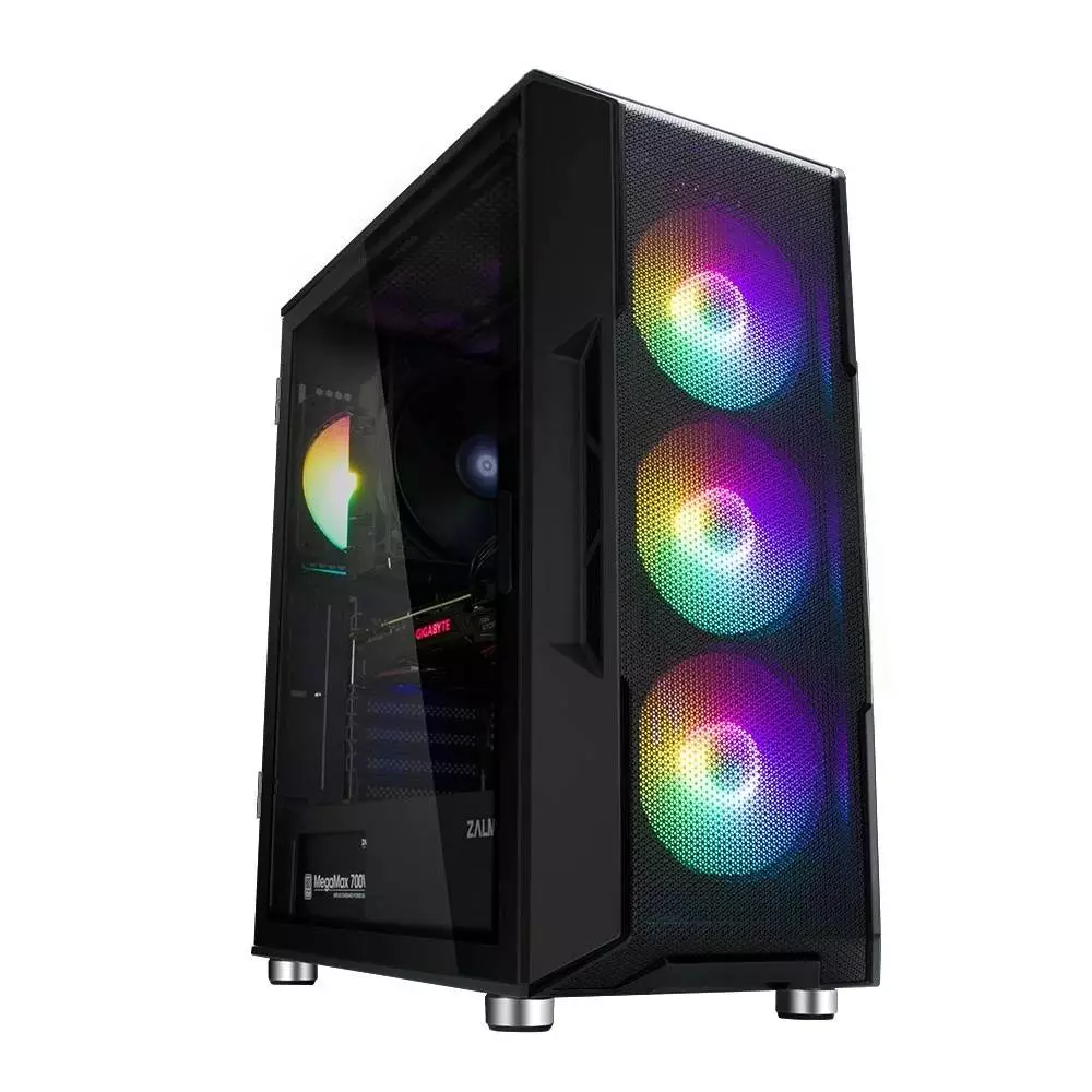Кутия Zalman I3 NEO Black RGB Mesh Case ATX Tempered Glass