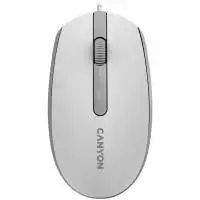 Мишка CANYON M-10 CNE-CMS10WG Wired Optical Mouse White