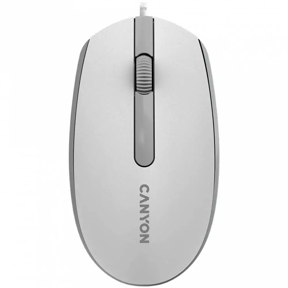 Мишка CANYON M-10 CNE-CMS10WG Wired Optical Mouse White