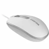 Мишка CANYON M-10 CNE-CMS10WG Wired Optical Mouse White