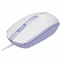 Мишка CANYON M-10 CNE-CMS10WL Wired Optical Mouse White Lavender