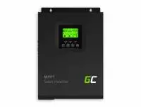 Соларен инвертор Off Grid конвертор с MPPT конролер и соларно зарядно 12VDC 230VAC 1000VA / 1000W чиста синусоида GREEN CELL