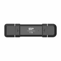 Външен SSD Silicon Power DS72 Black, 1TB, USB-A и USB-C 3.2 Gen2