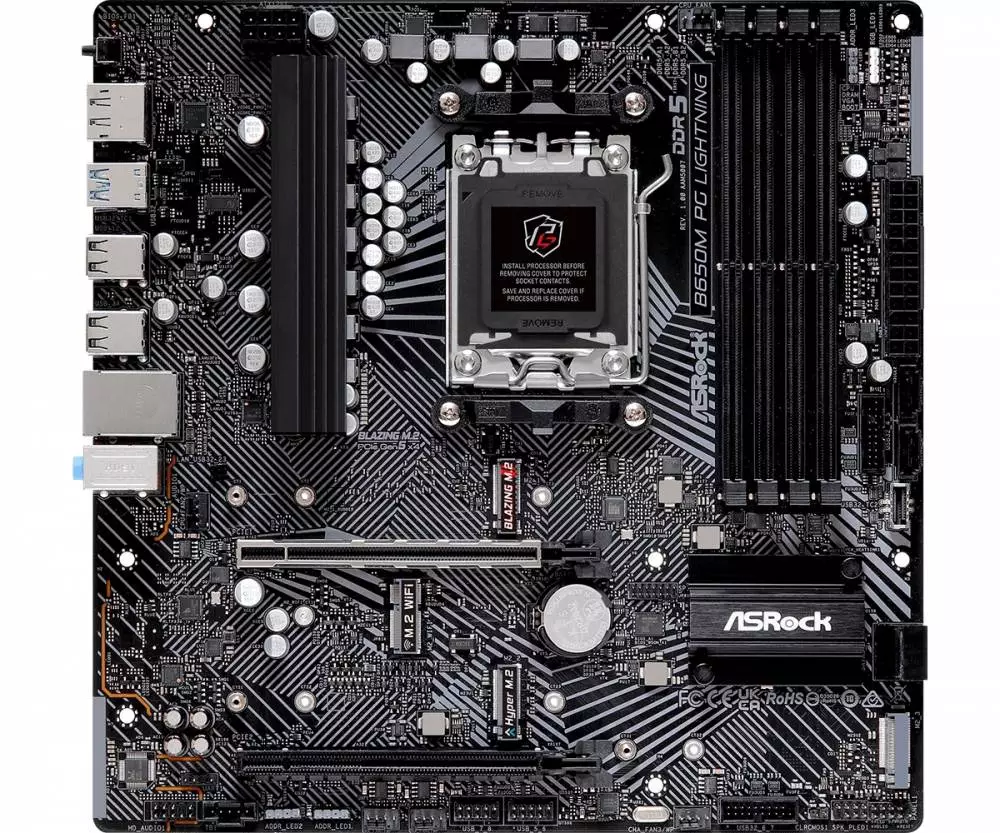 Дънна платка Asrock B650M PG Lightning AM5