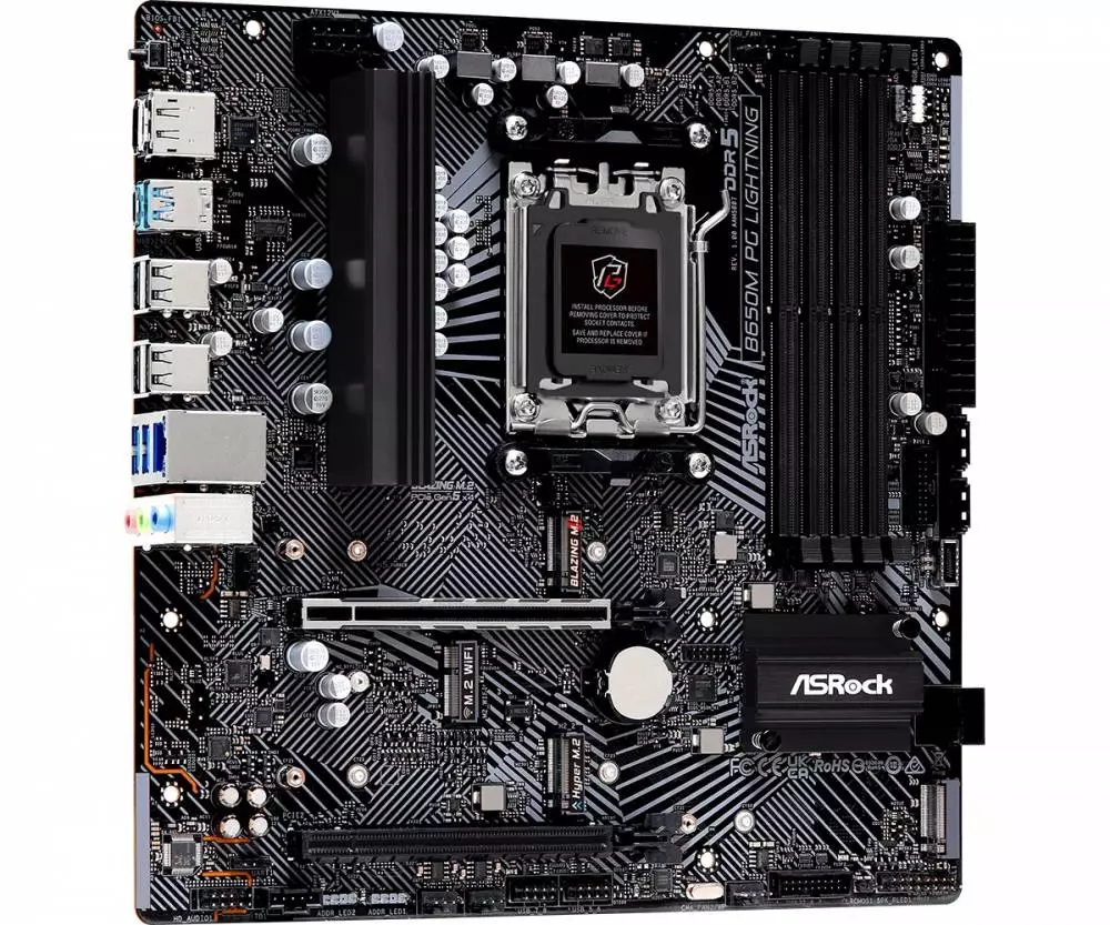 Дънна платка Asrock B650M PG Lightning AM5