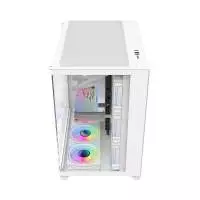 Кутия 1stPlayer MEGAVIEW MV8 White Case ATX