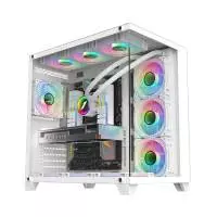 Кутия 1stPlayer MEGAVIEW MV8 White Case ATX