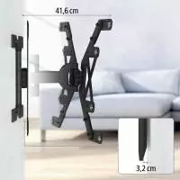 Стенна стойка за OLED TV, 229 см (90") до 40 кг