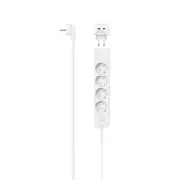 HAMA Разклонител 5 гнезда, 17 W, 2хUSB-C, превключвател, 1,4 м, бял