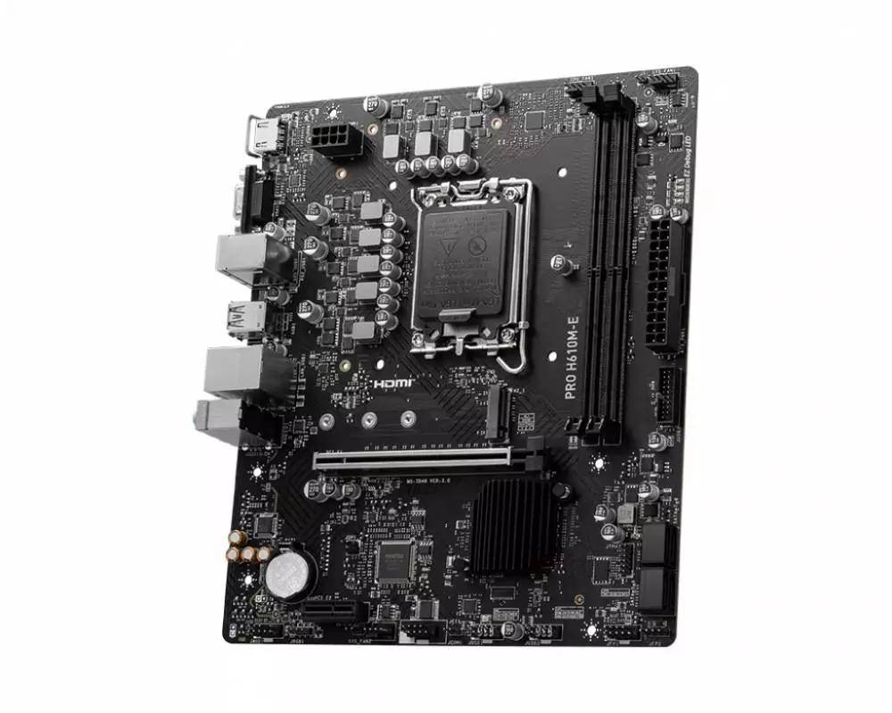 Дънна платка MSI PRO H610M-E LGA1700 DDR5