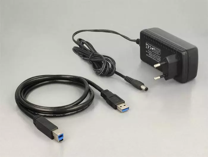 Външна докинг станция Delock 62661, за 2.5"/3.5" HDD/SSD, USB 3.0, Функция за клониране, Черен