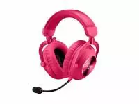 Безжични Геймърски слушалки Logitech PRO X 2 Magenta - 981-001275