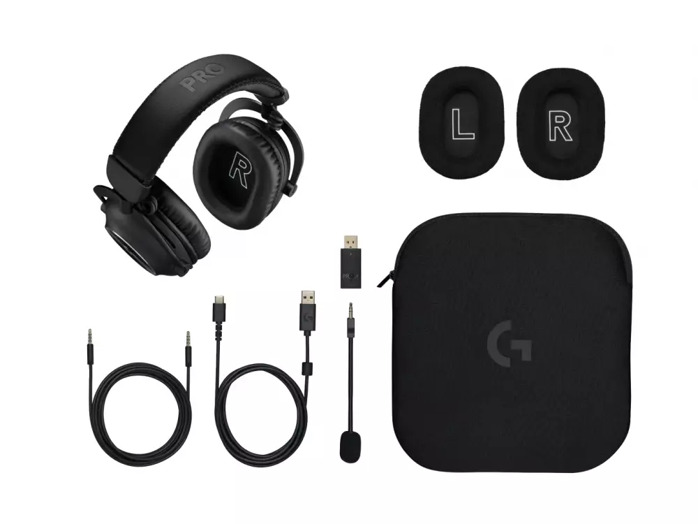 Безжични Геймърски слушалки Logitech PRO X 2 Black - 981-001263