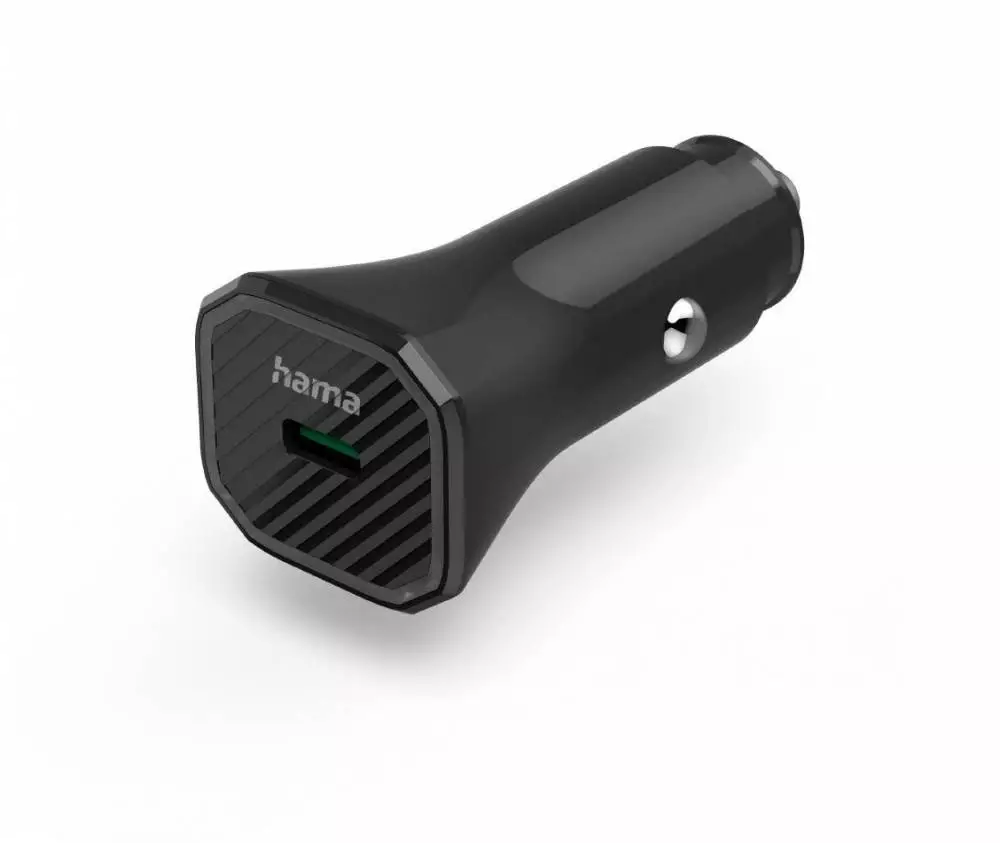 Зарядно за кола HAMA "Eco", USB-C, (PD) / Qualcomm&reg; 3.0, 25 W, черно