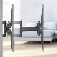 Стенна стойка Fullmotion TV, 32-65", регулируема, черна