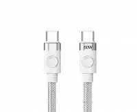 Orico кабел Cable USB C-to-C PD 60W Charging 1.0m White - CDX-60CC-WH