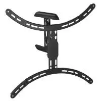 Стенна стойка за TV, Fullmotion ,XL, черна, 191см, 75", до 45кг