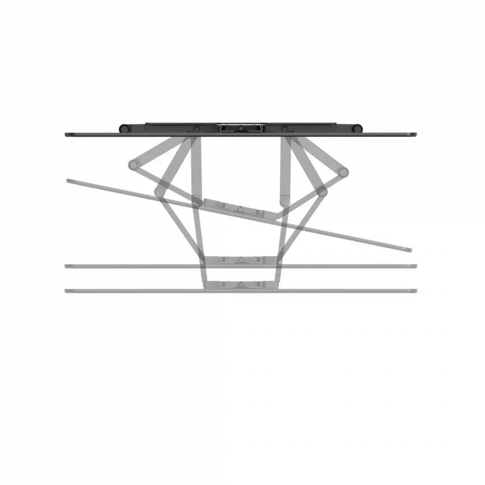Стенна стойка за TV Hama "Ultraslim", OLED, 229 см (90"), Черна