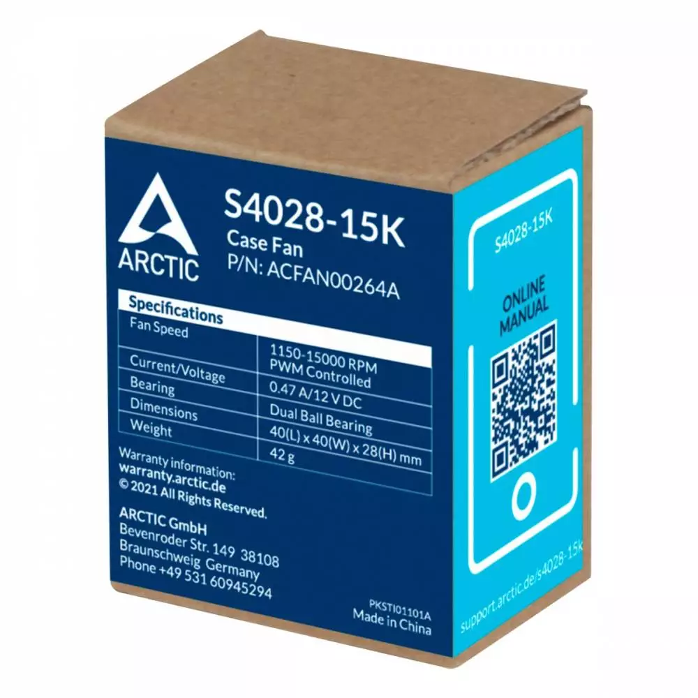 Вентилатор Arctic S4028-15K Server Fan 40x40x28 Dual Ball - ACFAN00264A