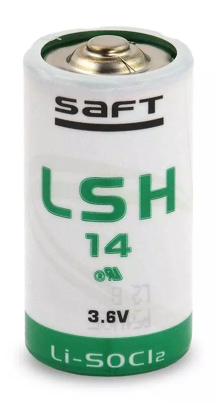 Литиево тионил батерия 3,6V 5.8Ah  C, R14, LSH14, LS26500  STD /с пъпка/ SAFT