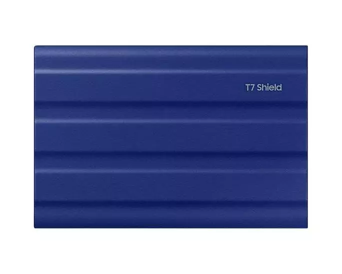 Външен SSD Samsung T7 Shield, 2TB USB-C, Син