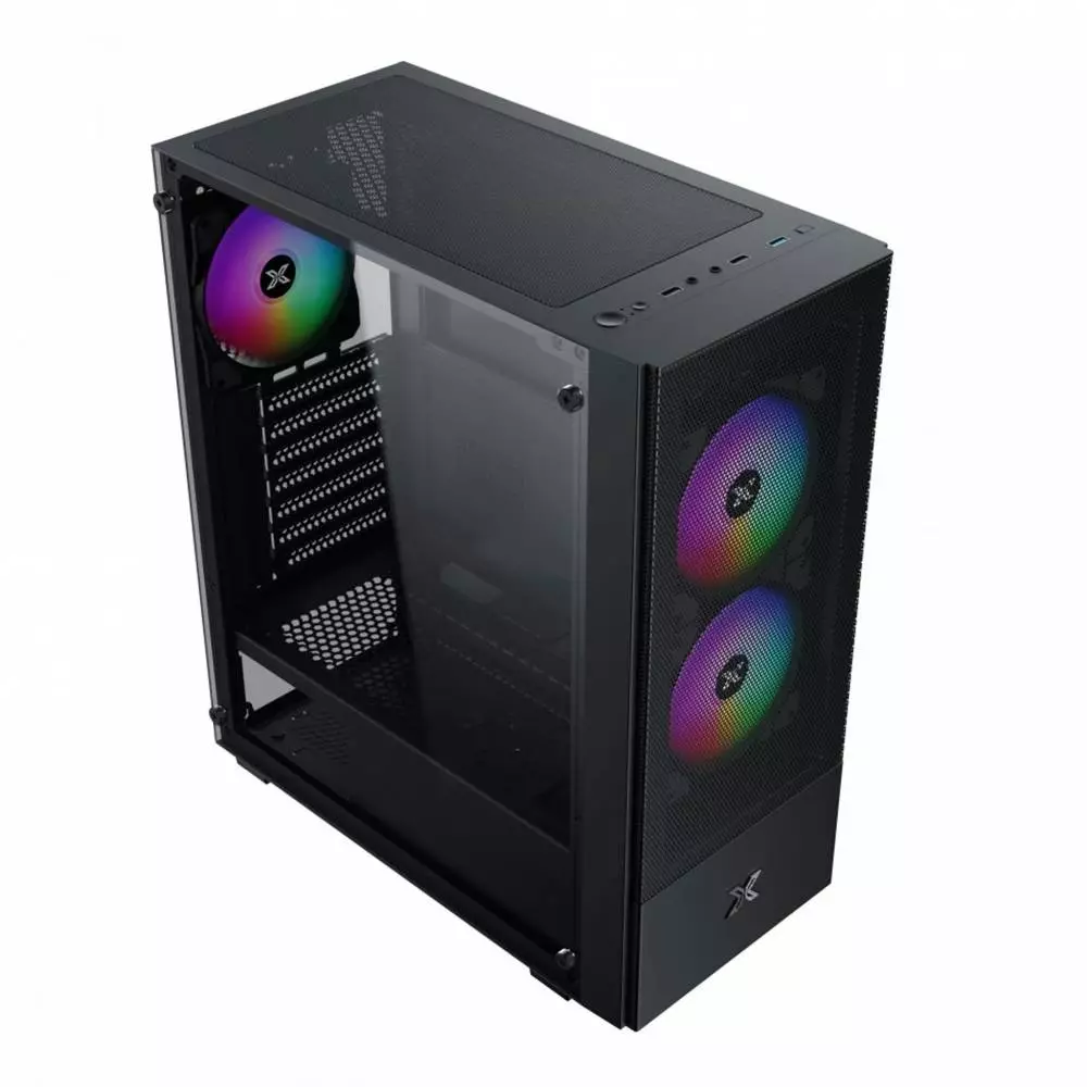 Кутия Xigmatek HERO II AIR 3F Fixed ARGB Mid-Tower ATX Case