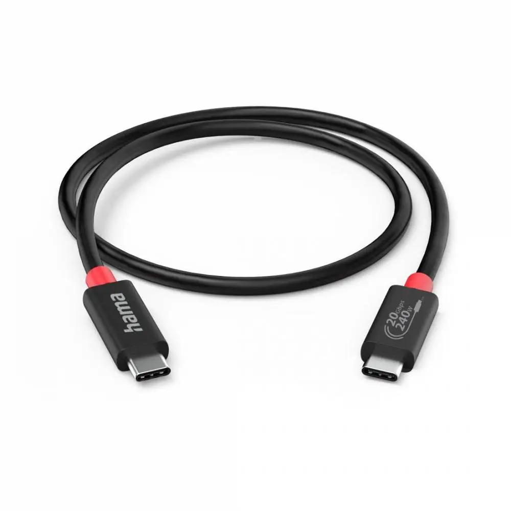 HAMA Кабел USB-C, E-Marker, USB4 Gen2, 20 Gbit/s, 5 A, 240 W, 2.00 m