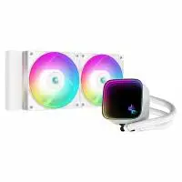 Водно охлаждане за процесор DeepCool LS520 SE White ARGB Water Cooling, Infinity mirror design