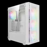 Кутия Gamdias AURA GC2 Elite White Case ATX Mesh RGB Tempered Glass