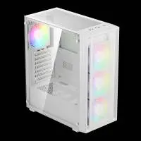 Кутия Gamdias AURA GC2 Elite White Case ATX Mesh RGB Tempered Glass