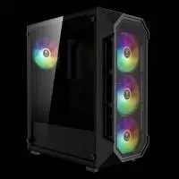 Кутия Gamdias AURA GC1 Elite Black Case ATX Mesh RGB Tempered Glass